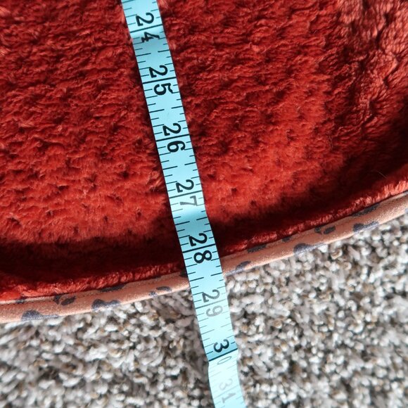 Simply Southern Simply Soft Sherpa Pullover in Spice and Leopard Size Medium - Picture 7 of 7